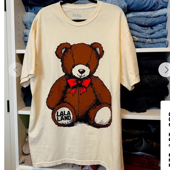 Dressed in LALA Tops - Inner Child Oversized Teddy Tee